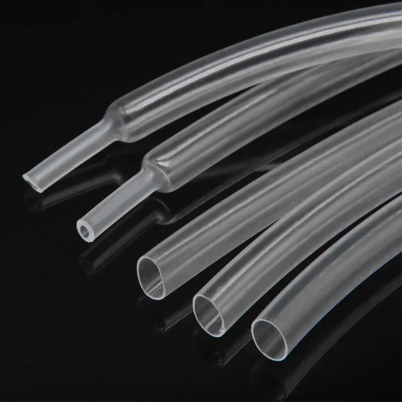1~20M 3:1 Heat Shrink Tube With Glue Transparent 1.6/2.4/3.2/4.0/4.8/6.4/7.9/9.5/25.4/30/39mm Cable Repair Shrinkable Cover Case