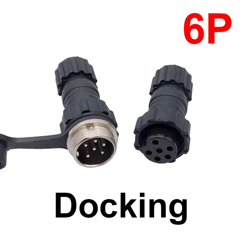 GX16 M16 Waterproof Circular Connector 2 3 4 5 6 7 8 9 10 Pin Back Nut Docking Male Female Plug Socket Cable Panel Mount Outdoor