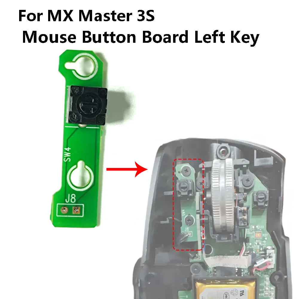 For MX Master3S Mouse Button Switch Motherboard Replacement Mouse Left Key Board for MX Master 3S Mouse Accessories Parts