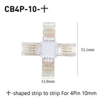 SMD Crystal Joint 2 3 4 5Pin LED Wire Connectors Solderless For 5mm 8mm 10mm Quick Terminal Block Strip Light Wire Connection