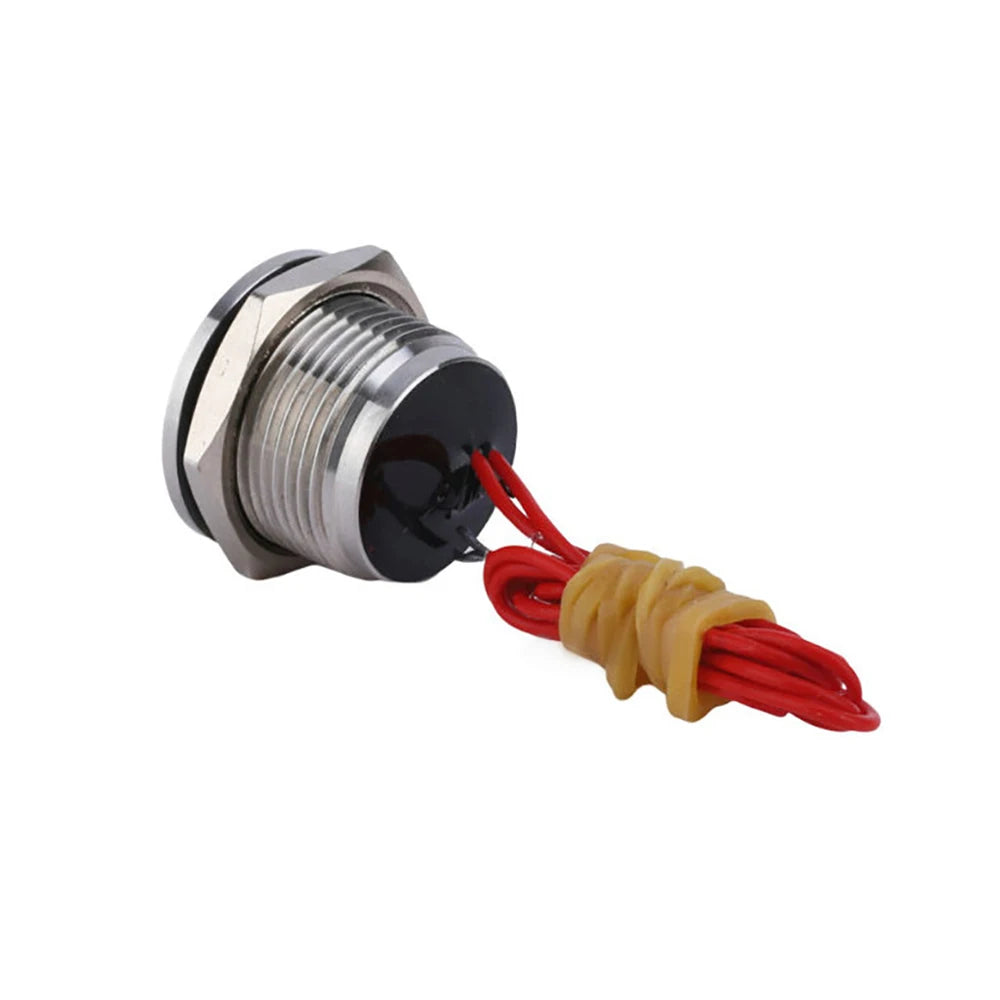 12/16/19/22/25/30MM IP68 Waterproof Stainless Steel  Momentary Push Button Switch Metal Piezo Touch Switch
