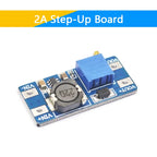 1-10PCS MT3608 SX1308 Adjustable Boost Module DC-DC Step Up Converter Module 2A 2V-24V To 5V 9V 12V 28V Boost Power Supply Board
