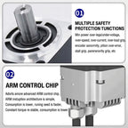 48V DC Servo Motor All-in-one Built In Drive 200-1000W Low Voltage 60/80mm Motor 17Bit Absolute Encoder 3000RPM With RS485