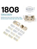 1808 125V 250V AC 0451 SMD Ultra-Rapid Fuses 0.5A 0.75A 1A 2A 3A 4A 5A 6.3A 8A 10A 12A 15A 500MA 750MA 2410 Fast Blow Fuse