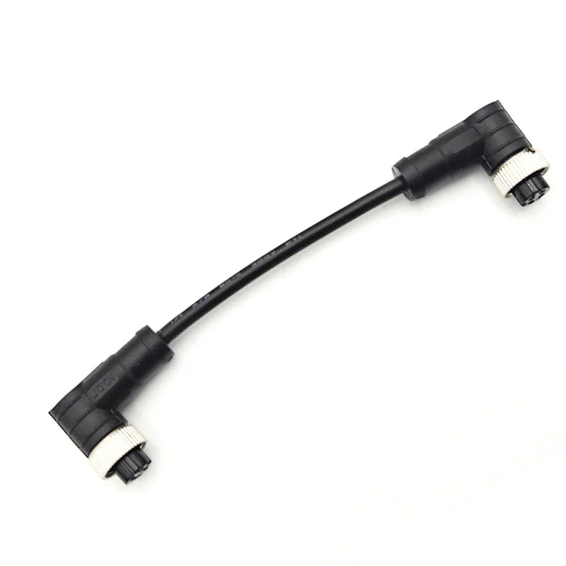 GX12 2 3 4 5 6 Pin Aviation Connector Cable Straight Elbow Male Female Molded Plug Wire 1/3/5 Meters Waterproof Extension Line
