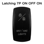 CUSTOM Dual RED Led Laser Etched Rocker Switch ON-OFF ON-OFF-ON (SPST DPDT) for ARB/Carling/NARVA 4x4 Caravan Accessories SUV