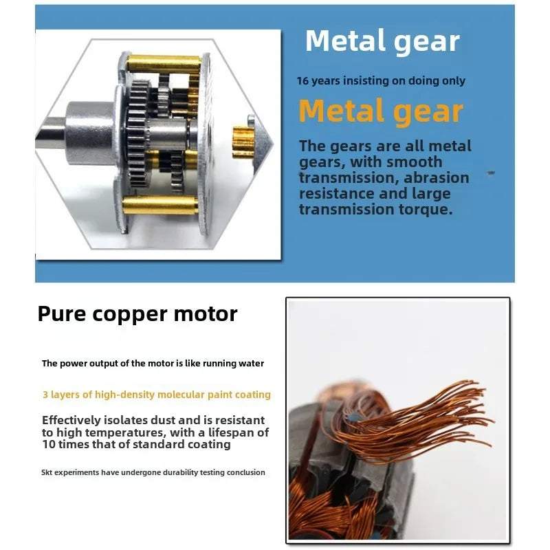 Motor gearbox threaded reduction motor with long output shaft continuous current T5 x 160mm N20 DC gear