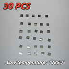 10/30Pcs Silver Solder Sheets  - High/Med/Low Temp DIY Jewelry Welding Supplies  Jewelry Processing Tool