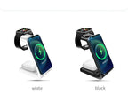 30W 3 In 1 Wireless Charger  Stand Dock For iPhone 15 14 13 12 11 XS Apple Watch 8 7 AirPods  Induction Fast Charging Station