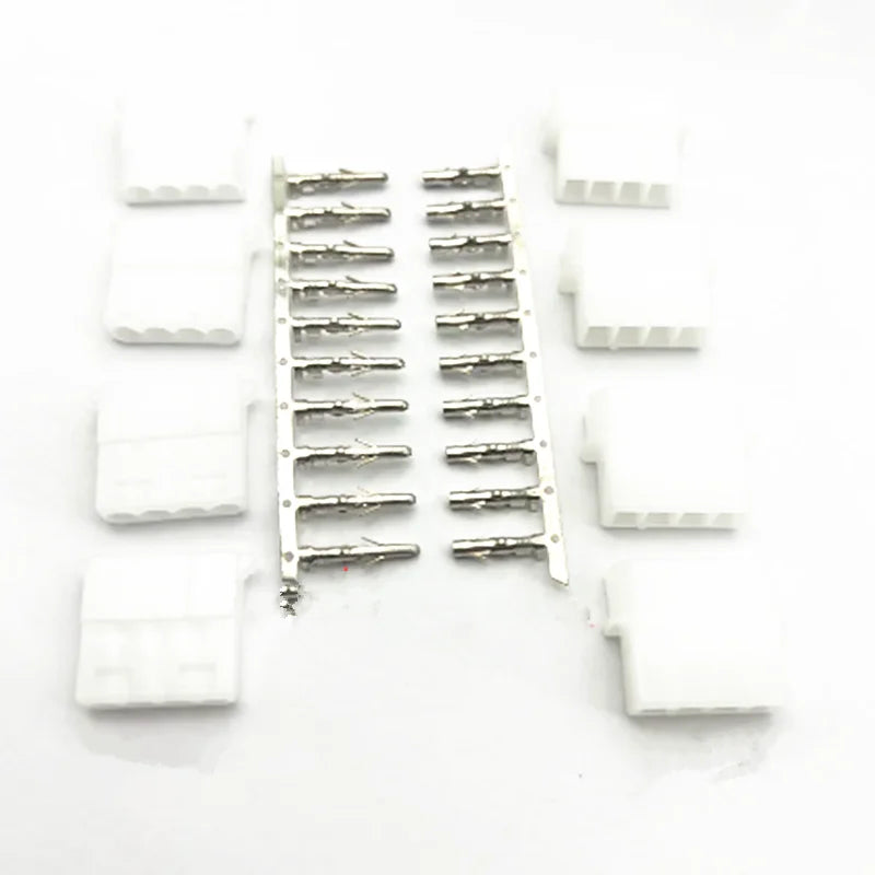10 Set Molex 5.08mm Connector Large 4 Pin Computer ATX IDE Power Connector Plug Male Female Housing + Male Female Terminal
