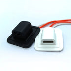 1PCS 10cm 20V 3A USB Type-C Waterproof USB Connector Direct Compression Female Base Female Socket Charging Interface