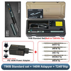 ALIENTEK T90B Smart Soldering Iron PD3.1 140W 80-450℃ Adjustable Temperature Precision Welding Solder Tools T245 Tip Series