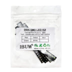100pcs Green Blue White 5colors Each 20pcs 5730 5050 3528 1210 1206 0805 0603 0402 SMD LED Diode Kit Red  Yellow