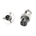 10sets Aviation Socket Plug GX12-2/3/4/5/6/7Pins 16MM Rhombus Flange Seat DF16 Series M16 Aviation Column Circular Connector