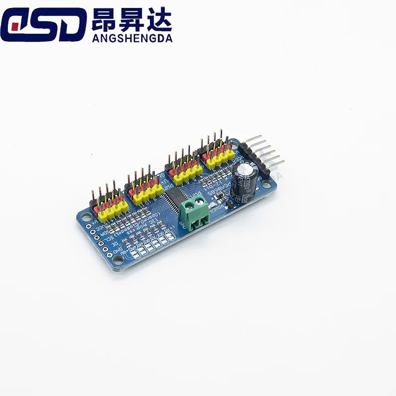 PCA9685 Robot Controller IIC Interface 16 Channel 12-Bit PWM Servo Motor Driver Board for Arduino Robot/ Raspberry Pi