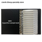 Capacitors Kit SMD  Capacitor Sample Book 01005  0201 0402 0603 0805 1206 Chip Assortment Pack 51/80/90/92values 25 50 pcs