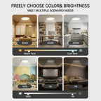 Magnetic Rechargeable Ceiling Light Motion Sensor Wireless Wall Lamp with Remote Dimmable 3000K-6000K for Closet Stairs