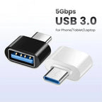 1-20 Pcs USB 3.0 to Type C Adapter OTG Converter USB-A Male to USB-C Female for Samsung Xiaomi POCO MacBook Pro Table