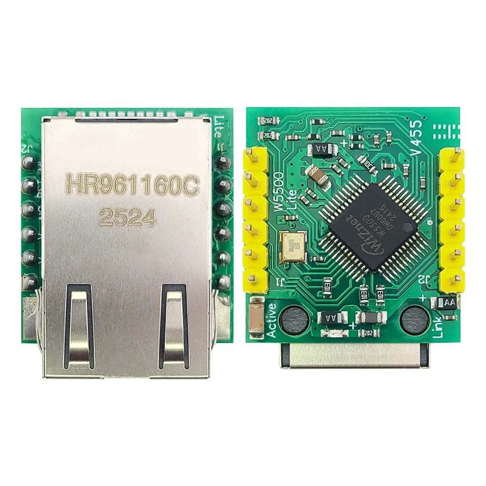 USR-ES1 W5500 Module TCP IP MINI Ethernet Module 80MHz Compatible with WIZ820IO STM32 Microcontroller