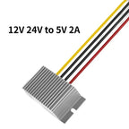 24V to 5V1A-5A 12V to 5V 5A 25W Power Converter Input Voltage 8-36V DC Step-down Module Buck to 5V Switching Power Supply