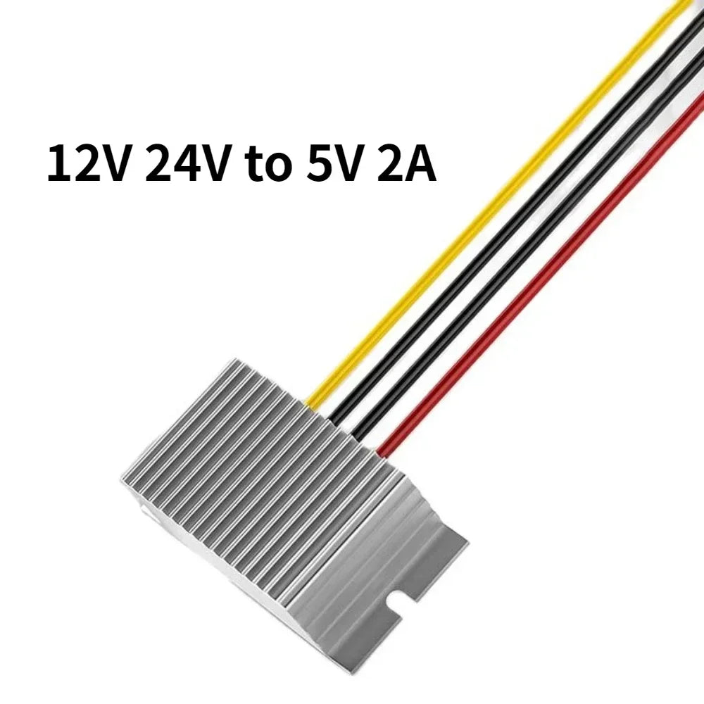 24V to 5V1A-5A 12V to 5V 5A 25W Power Converter Input Voltage 8-36V DC Step-down Module Buck to 5V Switching Power Supply