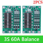 BMS 3S/4S 5A 10A 20A 25A 40A 60A Li-ion Lithium Battery Charger Protection Board 18650 For Drill Motor 12V with Enhance/Balance
