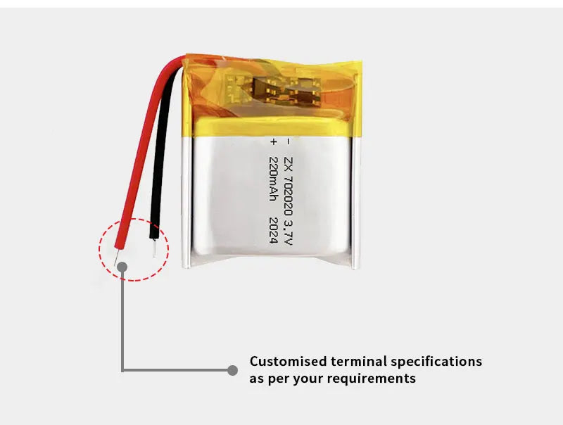 603450 3.7V 1200mAh Lithium Polymer LiPo Rechargeable Battery with jst PH 2.0mm 2pin plug For MP3 Laptop PC Camera GPS