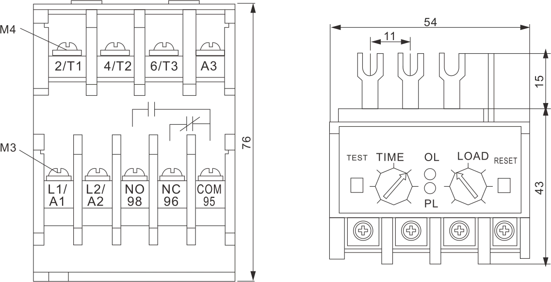 Samwha-Dsp SOPR-EP Electronic Overload Relay Motor Protector Thermal Overload Relay