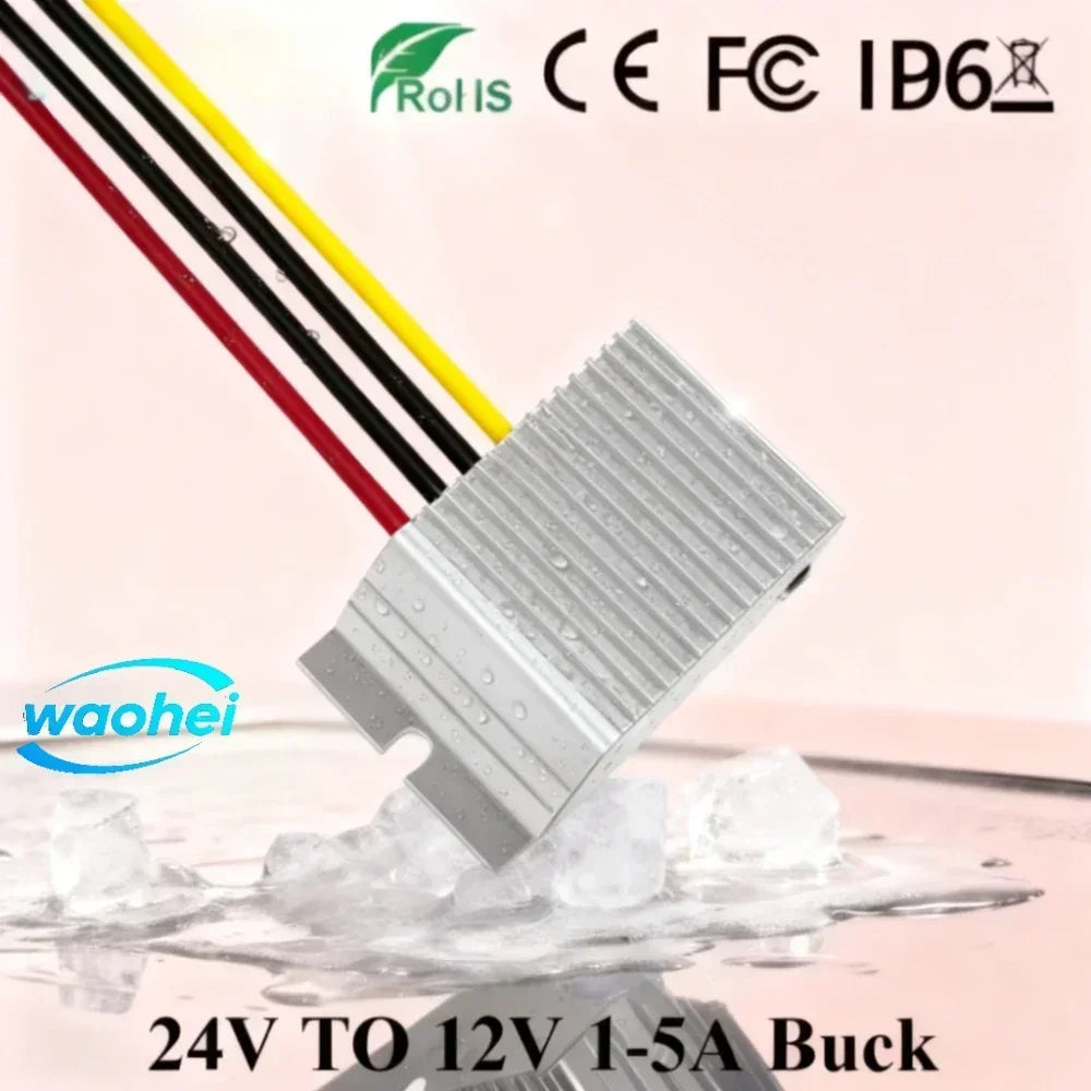 Buck Model Converter 24V to 12V 1A 2A 3A 4A 5A 60W DC DC Step Down Model Power Converter Buck Voltage Regulator for Cars ROHS CE