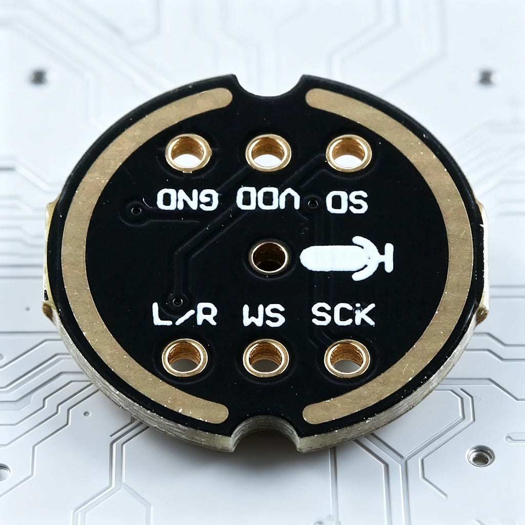 INMP441 Microphone Module I2S Interface MEMS Microphone High Precision Low Power Consumption 6PIN Compatible with ESP32