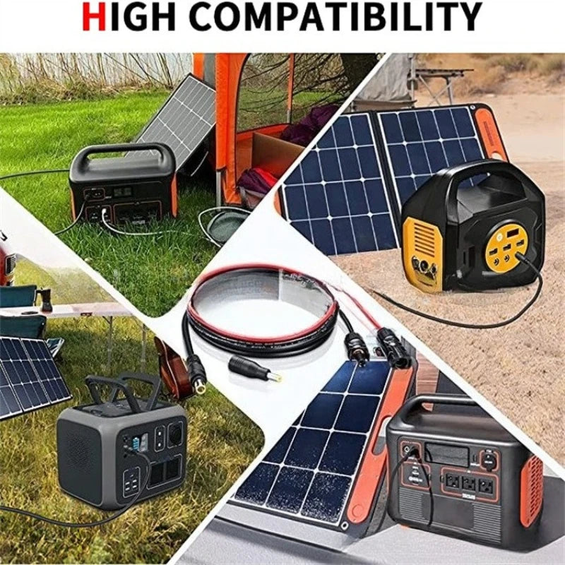 14AWG M，C-4 To Dc7909 Connection Cable M.C-4 Energy Storage Battery Conversion Cable Solar Photovoltaic Connection Power Cable