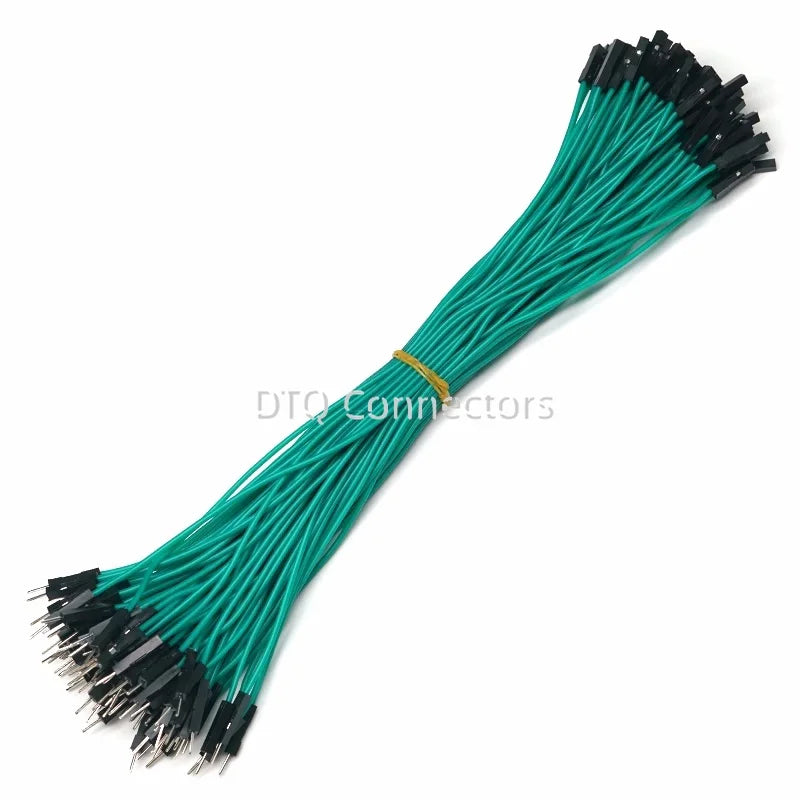 20PCS 1Pin Dupont Jumper Wire Line  2.54mm Male Female Electronic Cable For Arduino DIY Red Yellow Green Yellow Blue Black