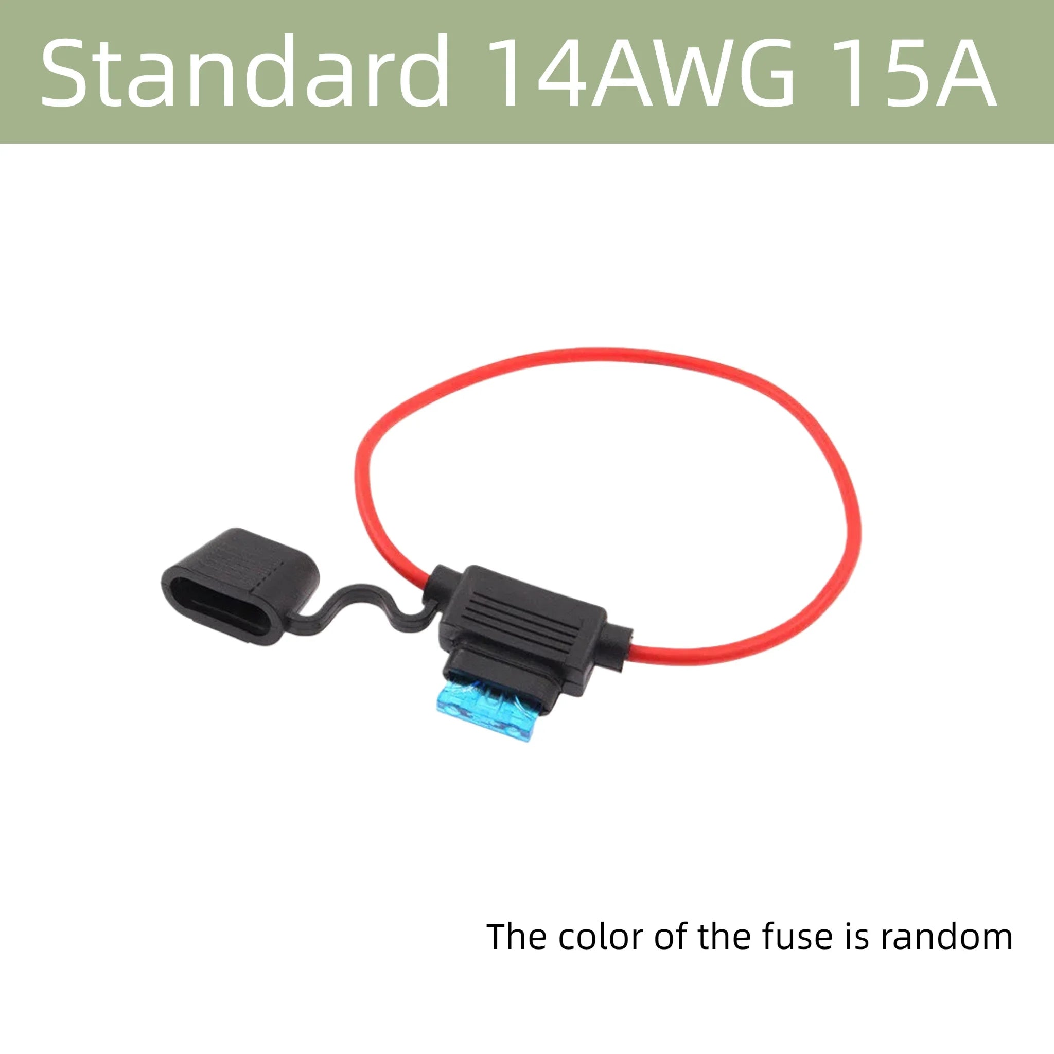 5/10PCS Waterproof Fuse Holder 32V Mini Small Medium Auto 18/1614/12/10AWG and Car Blade Fuse 5A 10A 15A 20A 30A