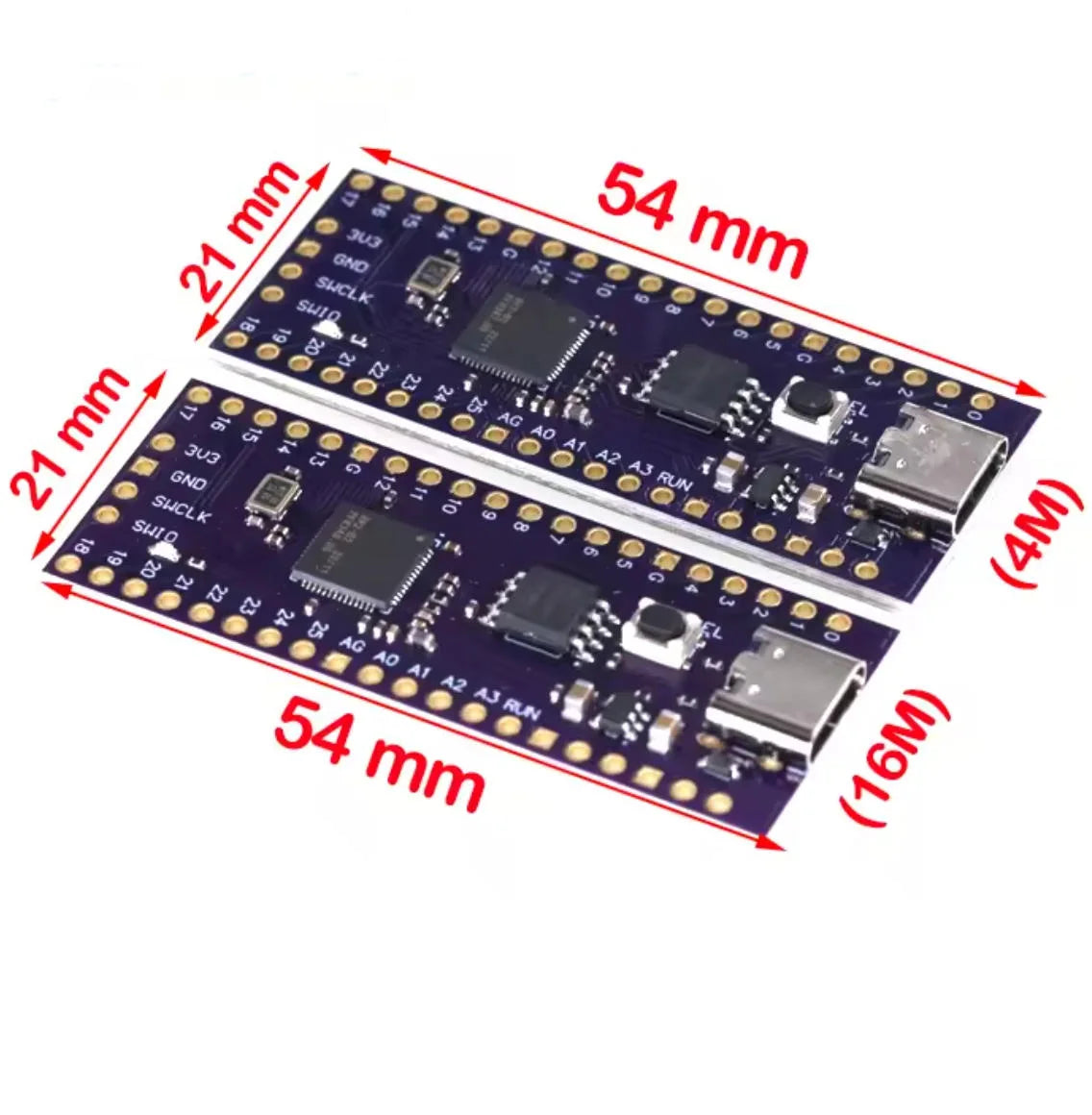 Ultimate Pico RP2040 128Mbit 16MB/4MB compatible with raspberry PI dual-core processors Cortex-M0+ Dual-Core ARM
