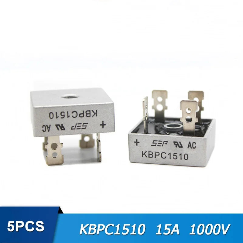 5PCS LAUBEI Diode Bridge Rectifier KBPC5010 KBPC1010 KBPC1510 KBPC2510 KBPC3510 Rectifiers 10A 15A 25A 35A 50A