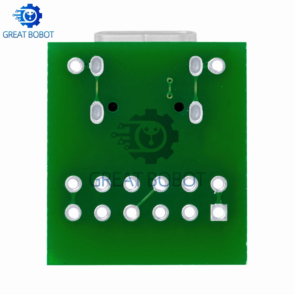 1~10PCS 5‌v 3a USB-C to DIP Breakout Board - Type-C Female Solderable Adapter with 24-pin Header for PCB Prototyping