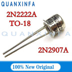 5-10PCS 2N2222A 2N2907A TO-18 2N2222 2N2907