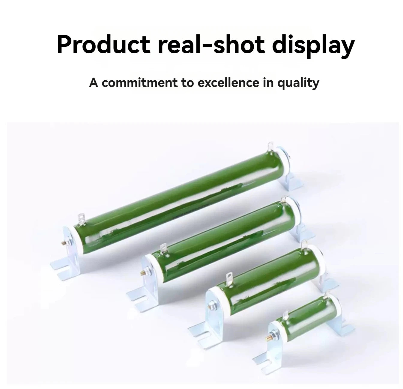 Rx20 Ceramic Tube Glazed Enamel Resistor 10W 20W 25W RX20-ZG11 1R 2R 5R 20R 25R 30R 50R 100R RX20 1K 2K 10K 20L High Power Vitre