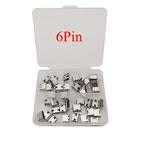 40Pcs Type C USB Connector Female Charging Port Jack 6/16Pin Type-C Socket PCB Soldering SMD SMT DIY Repair Type C Adapter