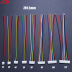 10pc 1.0 1.25 1.5 2.0 2.54 Sh/Jst/Zh/Ph/Xh 1.0mm 1.25mm 1.5mm 2.0mm 2.54mm Female Plug Connector With Wire 2/4/5/6/8/10/12P Pin