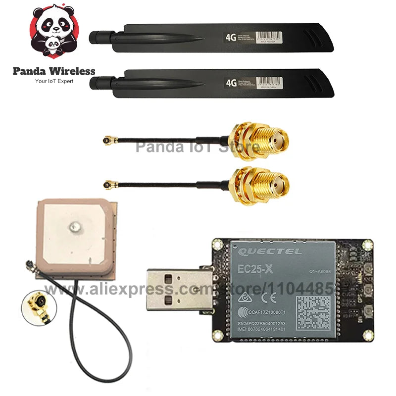 EC25 series Quectel 4G USB Dongle Cat4 Module with SIM card slot Worldwide Global Band with fpc,pigtail,adapter and GPS Antenna