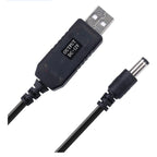 5.5x2.1mm USB DC 5V to 12V 9V Step Up Boost Power Cable for Router Modem WiFi Fan Adapter Converter via Power Bank
