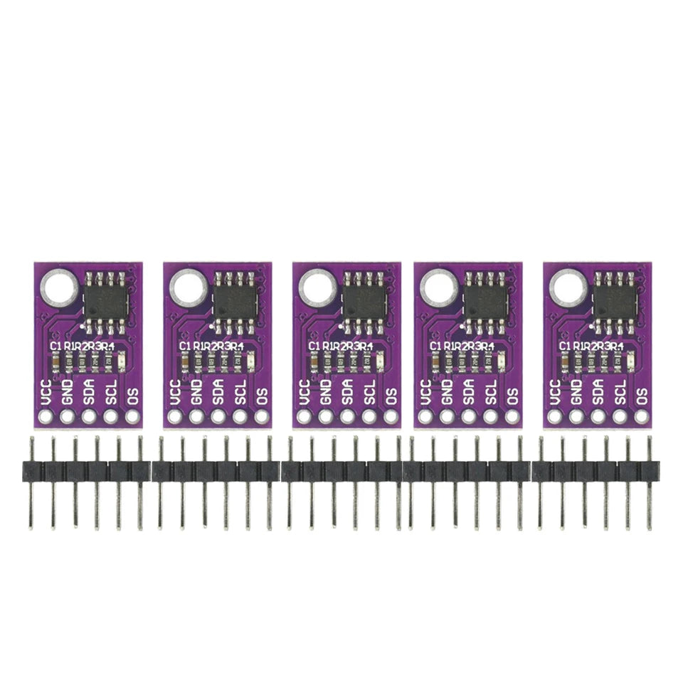 1-10PCS LM75 Temperature Sensor Module High Speed I2C IIC Interface High Precision Development Board For Arduino LM75A