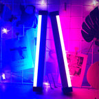 Colorful LED Night Lamps RGB Atmosphere Fill Light Rechargeable Bedroom Photography Lighting Room Decor Luz De Preenchimento New