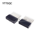 2 Piece 2.54mm 2x4P/5P/6P/8P/10P/20P/32P/40 Pin Straight Female Header Stacking Connector Double Row PC104 For Raspberry Mode