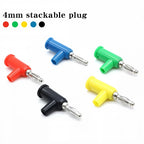 4mm Banana Plug Stackable Electrical Connector Free Solder Adaptor