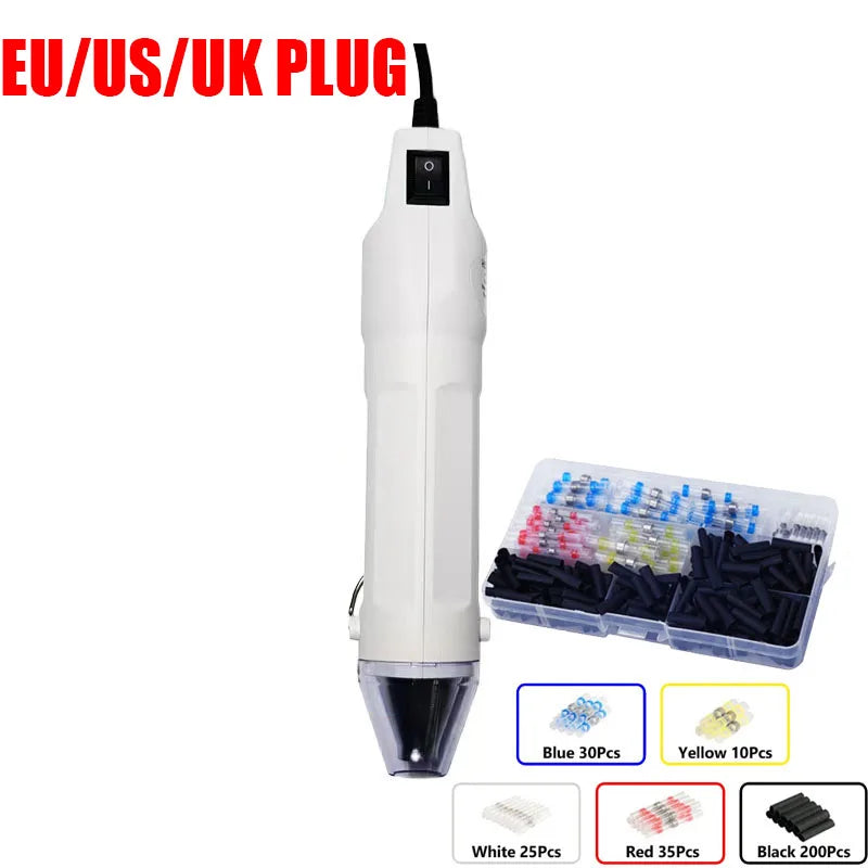 300W NEW 220V Hot Air Gun Soldering Temperature Blower Gun DIY Crafts Electric Power Hot Dryer Mini Heat Gun With terminal