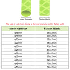 1/3/5Pcs New Type NoctilucentTubing Anti Slip Heat Shrink Tube Shrinkage Ratio For Fishing Rod Or DIY Electrical Insulation
