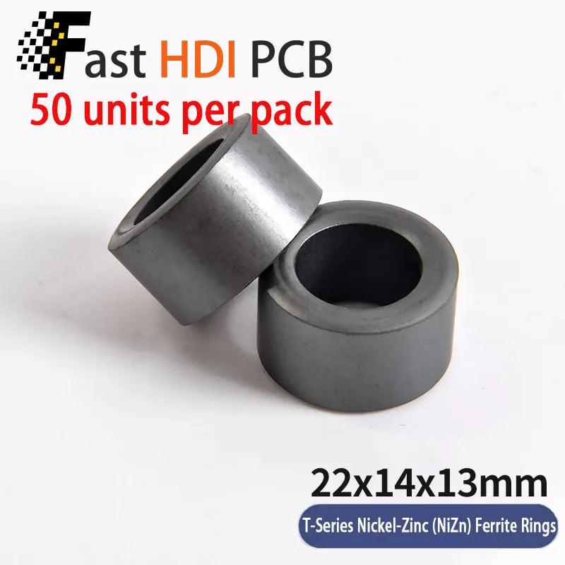 Anti-Interference Ferrite Toroid Core Ni-Zn - High Frequency Common Mode Inductor Ring for Electronic Equipment