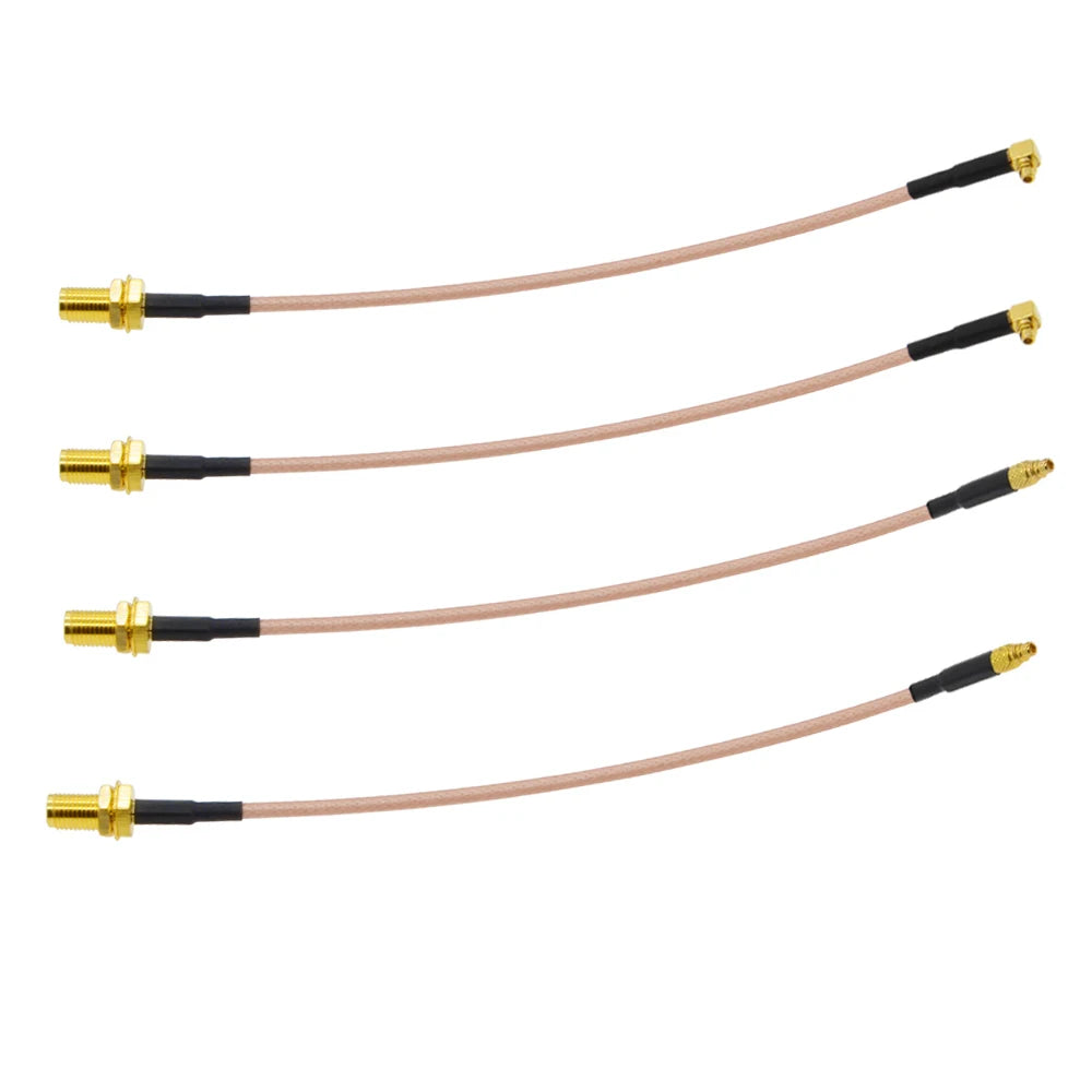 10PCS/LOT SMA to MMCX Cable RP-SMA / SMA Female to MMCX Male Straight 180°/ Right Angle 90° PLUG RG178 Pigtail RF Coaxial Jumper